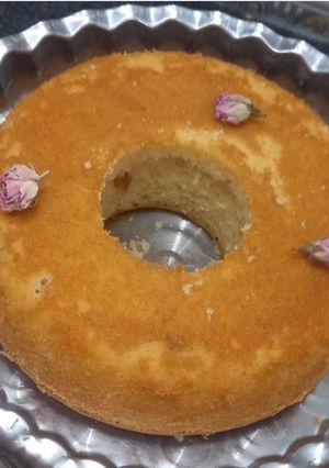 عکسی از دستور کیک موزی با پودر کیک آماده😋