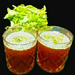 A picture of Jaggery sharbat.