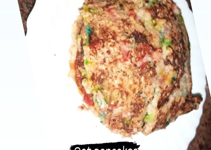 Eggless Oat-banana pancakes Recipe