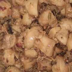 A picture of Achari Mushroom.