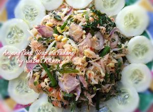 Foto resep Anyang Pakis (Urap ala Padang)