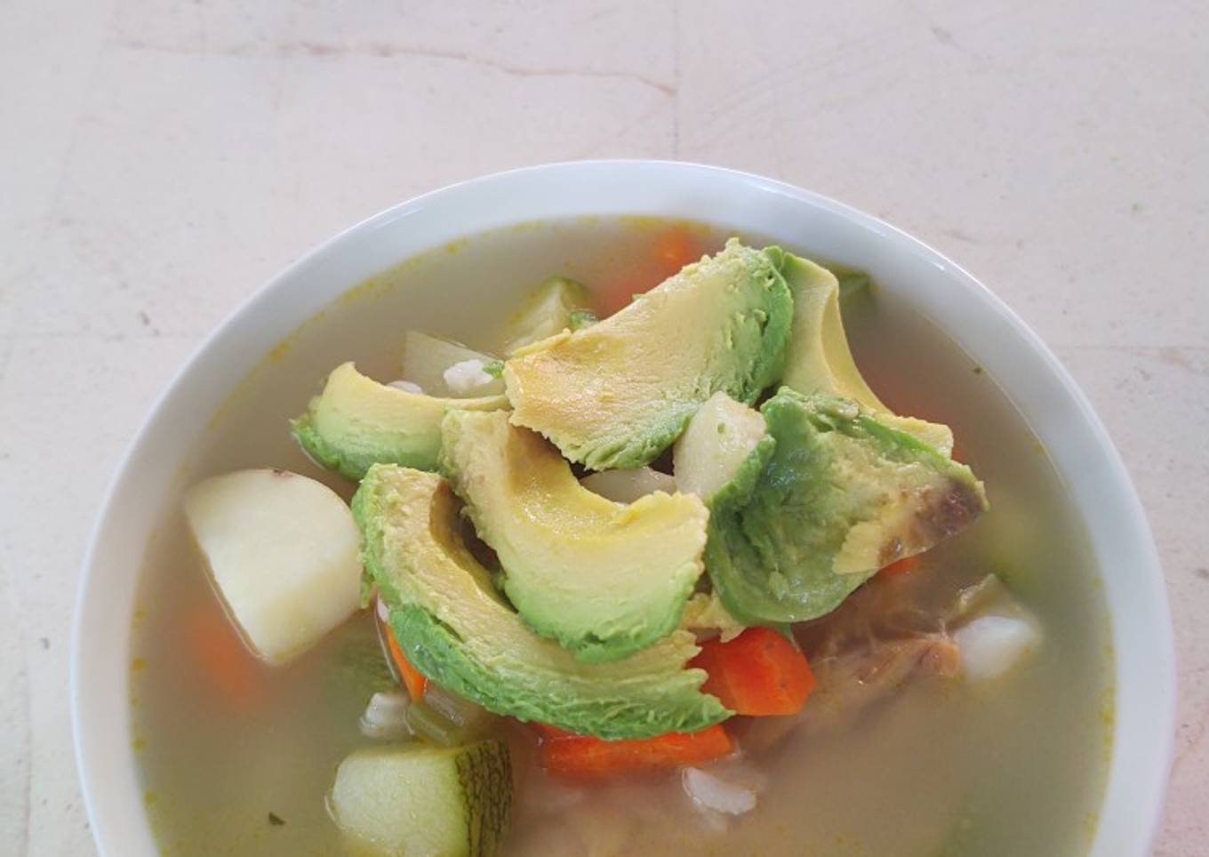 Caldo de pollo