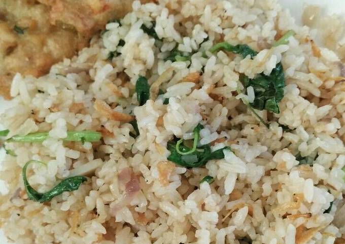 Nasi goreng ebi saos tiram