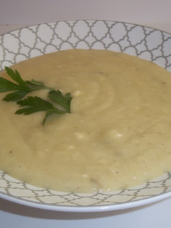 Una foto de Puré de calabacín y patata