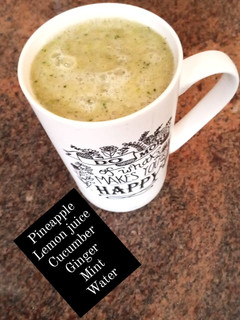 A picture of 6 ingredient Detox smoothie.