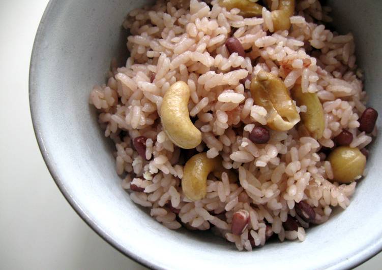 Step-by-Step Guide to Make Any-night-of-the-week Azuki &amp; Cashew Rice