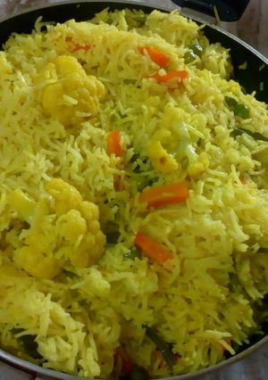A picture of Subzi Pulao.