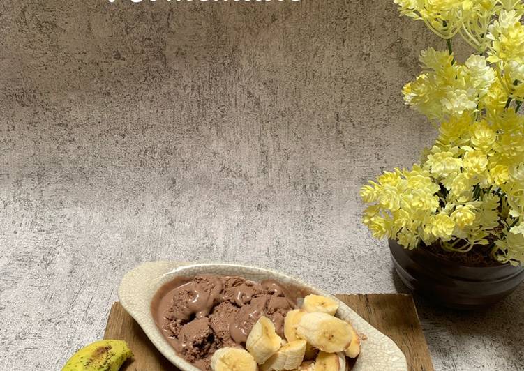 Cara Gampang Membuat Chocolate ice cream home made yang Enak