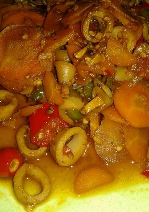 Foto resep Cumi pedas saus tiram