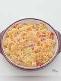 Gratin de pâtes aux salsifis/bacon