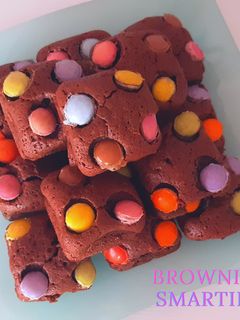 Une photo de Brownies aux smarties