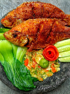 Foto resep Nila Goreng Sambal Bajak & Lalapan