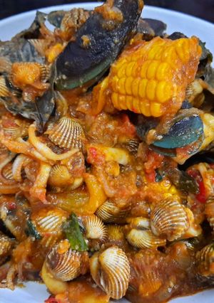 Foto resep Seafood saos padang