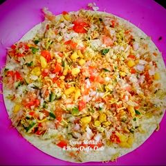 A picture of Masala Papad.