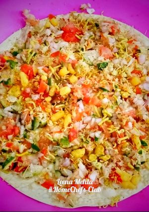A picture of Masala Papad.