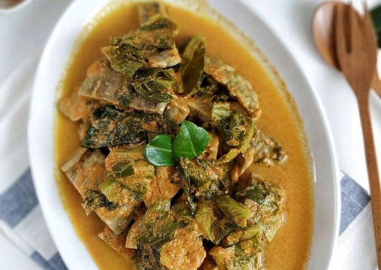 Cara Gampang Membuat Gulai Lobak Singgalang &amp; tempe, Bikin Ngiler