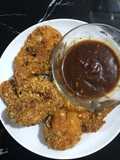 Chicken wings oatmeal