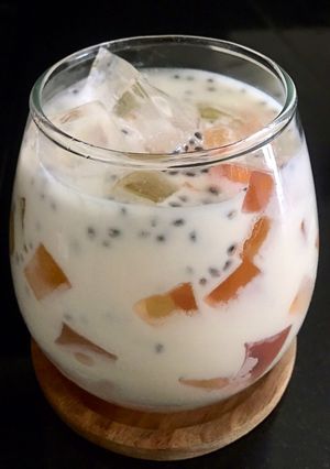 Foto resep Rainbow jelly creamy