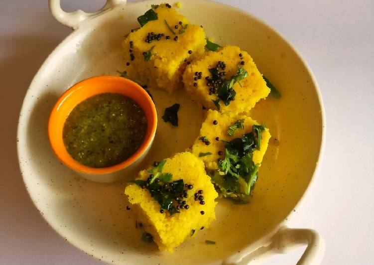 Recipe of Perfect Dhokla a healthy dish