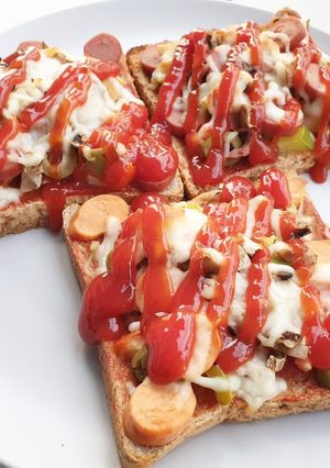 รูปของ Bread Pizza Mexican Veggie
