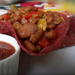 Kidney Beans Beetroot Tacos A picture of Kidney Beans Beetroot Tacos.