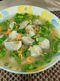 Canh khoai sọ nấu tôm khô