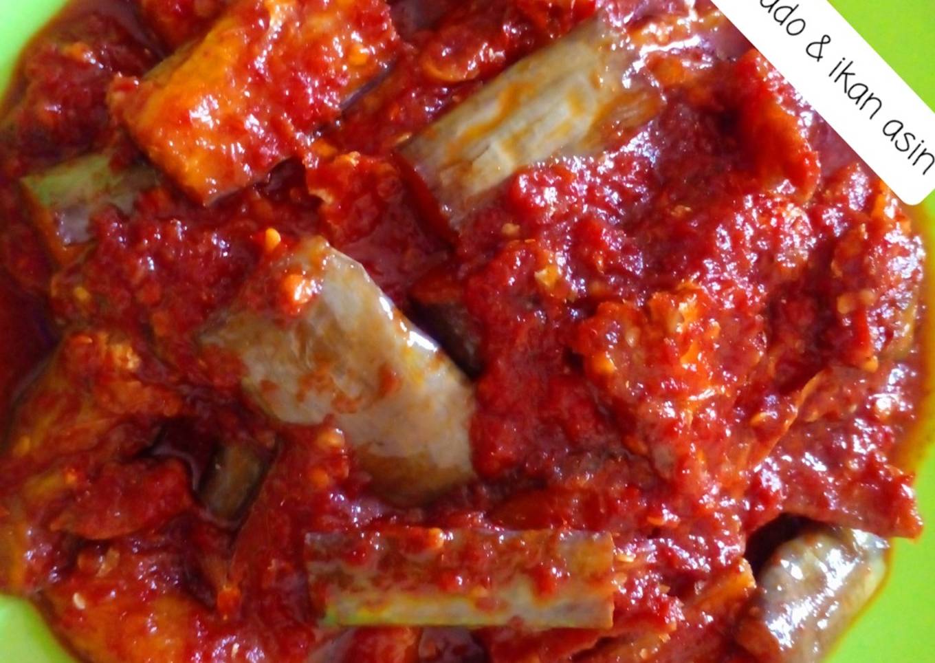 Terong balado & ikan asin