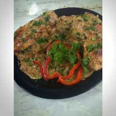 Una foto de Pechuga de pollo rellenas