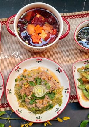 Hình của món Mâm cơm kết hợp cả 5 nguyên liệu của #giodo.