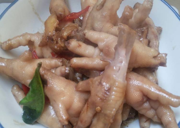 17. Tumis Ceker Ayam Pedas Sopan #PekanInspirasi