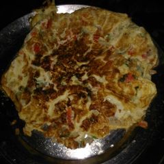 A picture of Vegetables omelette.