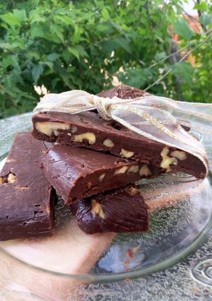 Una foto de Turrón de chocolate