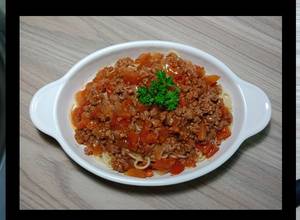 Hình của món SPAGHETTI NAPOLIAN - Mì Ý bò băm (Japanese ketchup pasta).