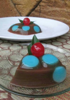 Foto resep Puding Polkdot