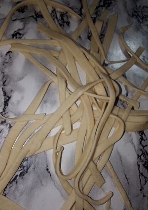 A picture of Fettuccine pasta.