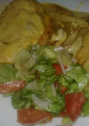 Una foto de Pechugas a la crema y mostaza