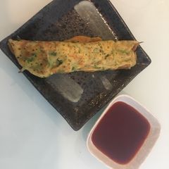 A picture of Gavhache Dhirde (spicy wheat pancake).