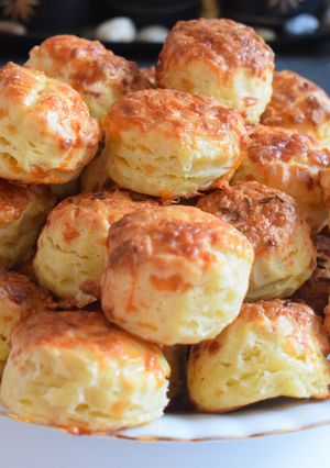 A picture of Grandma's cheesy treat.