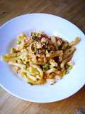 Casarecce con Salmone e pistacchio