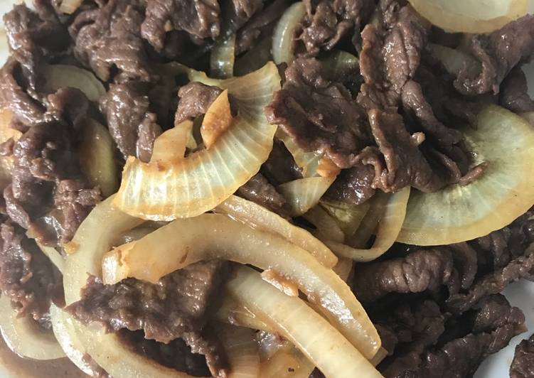 Sapi bombay ala hokben simple