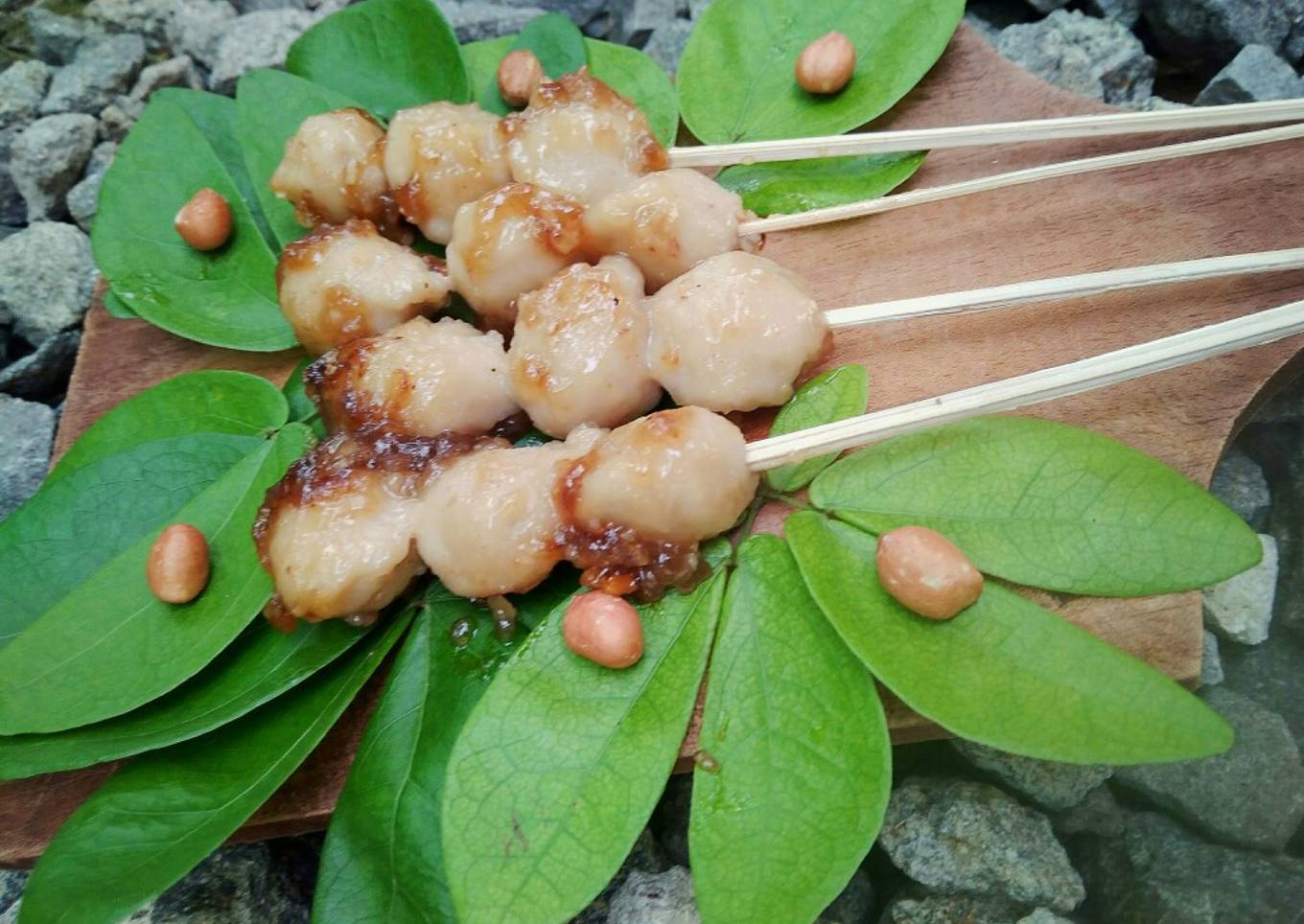 Sate Pentol Kacang Manis