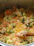 Revuelto de zapallito verde