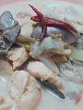 Tom Kha Gai with Chicken, Liver, and Oyster Mushrooms