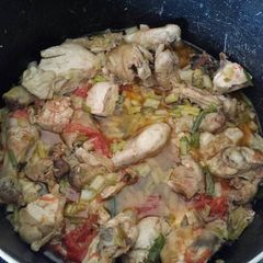 A picture of Kuku Stew.