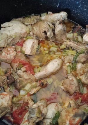 A picture of Kuku Stew.