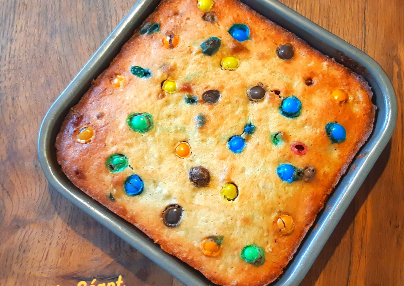 COOKIE GEANT BANANE - M&M's