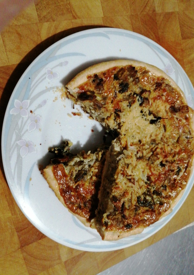 Una foto de Quiche de berenjenas