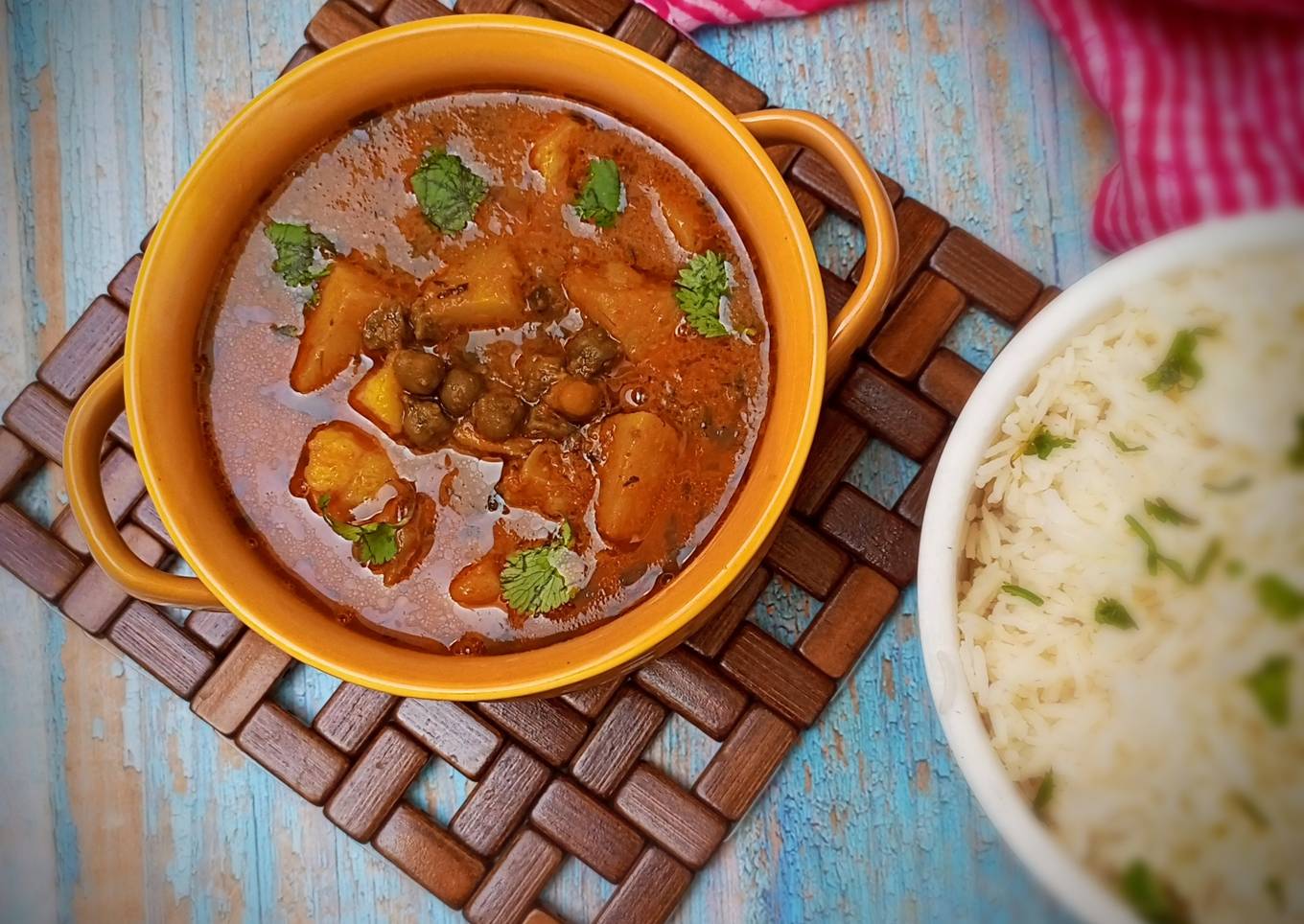 Aloo choliya curry