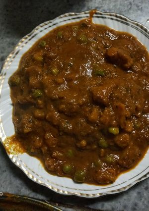 A picture of Restaurant Style Gobhi Matar.