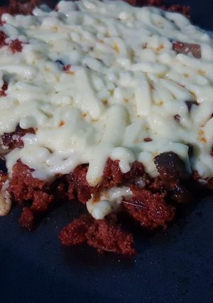 Una foto de Choriqueso de pollo y champiñones